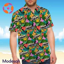 Pontoon Boat Hawaiian Shirt, Cruise Beach Shirt, Cruise Summer Shirt Gift For Your Girlfriend Boyfriend Gift For Love Gift For Friend Best Valentine Present Holiday Gift
