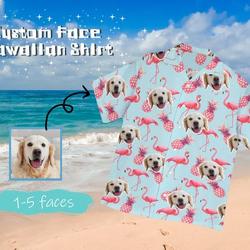 Custom Face Hawaiian Shirt, Personalized Hawaiian Shirt Gift For Your Girlfriend Boyfriend Gift For Love Gift For Friend Best Valentine Present Holiday Gift