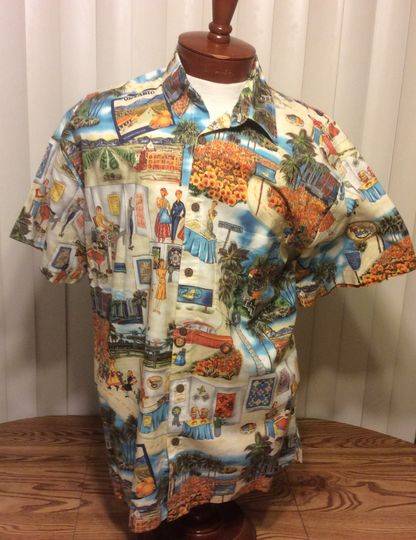 High Seas Vintage Hawaiian Camp Shirt Ontario Canada Graphic Frame Gift For Your Girlfriend Boyfriend Gift For Love Gift For Friend Best Valentine Present Holiday Gift