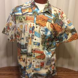 High Seas Vintage Hawaiian Camp Shirt Ontario Canada Graphic Frame Gift For Your Girlfriend Boyfriend Gift For Love Gift For Friend Best Valentine Present Holiday Gift
