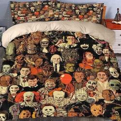 Horror Movie Character Bedding Set Gift For Your Girlfriend Boyfriend Gift For Love Gift For Friend Best Valentine Present Holiday Gift