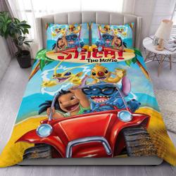 Disney Lilo & Stitch Bedding Set | DisneyGift For Your Girlfriend Boyfriend Gift For Love Gift For Friend Best Valentine Present Holiday Gift