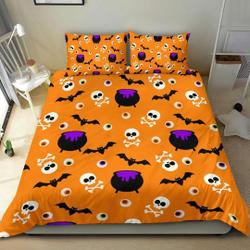 Halloween Bedding Set - Bed Cover - Halloween Duvet Cover and pillow CoversGift For Your Girlfriend Boyfriend Gift For Love Gift For Friend Best Valentine Present Holiday Gift