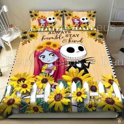 Jack Skellington And Sally Beding SetsGift For Your Girlfriend Boyfriend Gift For Love Gift For Friend Best Valentine Present Holiday Gift