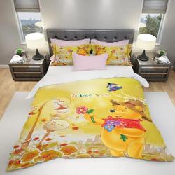 Cute Winnie The Pooh  Disney Graphic Cartoon  Bedding Set Gift For Your Girlfriend Boyfriend Gift For Love Gift For Friend Best Valentine Present Holiday Gift