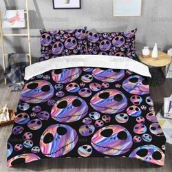 Jack Skellington Bedding Set Gift For Your Girlfriend Boyfriend Gift For Love Gift For Friend Best Valentine Present Holiday Gift