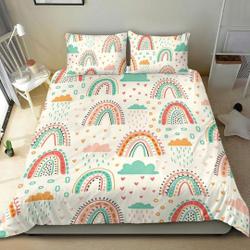 Rainbow Bedding Set Gift For Your Girlfriend Boyfriend Gift For Love Gift For Friend Best Valentine Present Holiday Gift