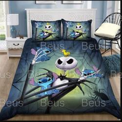 Jack Skellington Bedding Set Gift For Your Girlfriend Boyfriend Gift For Love Gift For Friend Best Valentine Present Holiday Gift