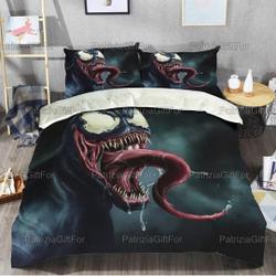 Venom Bedding Set Gift For Your Girlfriend Boyfriend Gift For Love Gift For Friend Best Valentine Present Holiday Gift