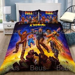 Horror Movie Bedding Set Gift For Your Girlfriend Boyfriend Gift For Love Gift For Friend Best Valentine Present Holiday Gift