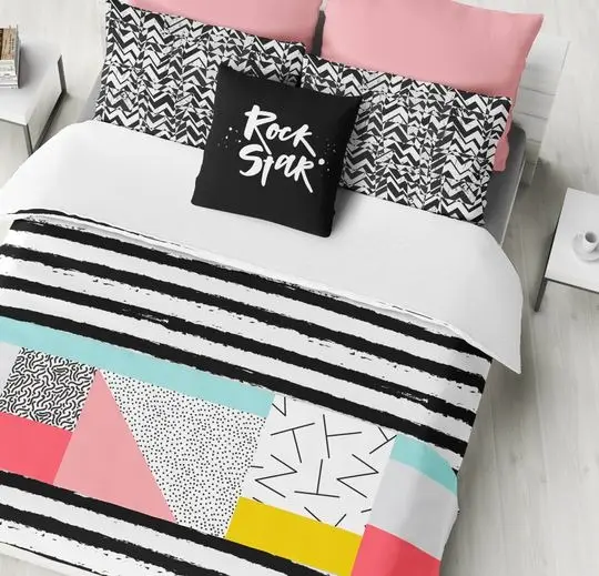 Rock Star Grunge Bedding Set Gift For Your Girlfriend Boyfriend Gift For Love Gift For Friend Best Valentine Present Holiday Gift