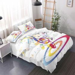 Music Duvet Cover Bedding Set Gift For Your Girlfriend Boyfriend Gift For Love Gift For Friend Best Valentine Present Holiday Gift
