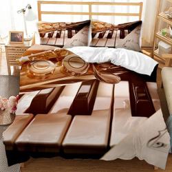Piano Keys Comforter Bedding Set Gift For Your Girlfriend Boyfriend Gift For Love Gift For Friend Best Valentine Present Holiday Gift