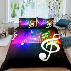 Music Bedding Set Gift For Your Girlfriend Boyfriend Gift For Love Gift For Friend Best Valentine Present Holiday Gift