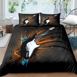 Teens Guitar BBedding Set Gift For Your Girlfriend Boyfriend Gift For Love Gift For Friend Best Valentine Present Holiday Gift