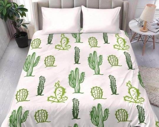 Cactus Plants Bedding SetsGift For Your Girlfriend Boyfriend Gift For Love Gift For Friend Best Valentine Present Holiday Gift