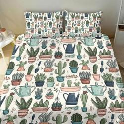 Cactus Plants Bedding SetsGift For Your Girlfriend Boyfriend Gift For Love Gift For Friend Best Valentine Present Holiday Gift