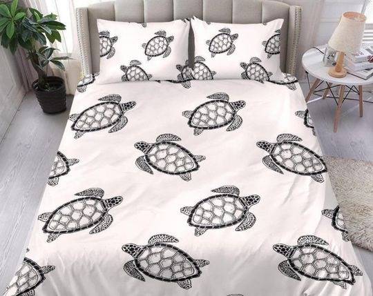 Sea Turtle Bedding SetsGift For Your Girlfriend Boyfriend Gift For Love Gift For Friend Best Valentine Present Holiday Gift