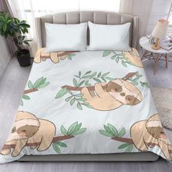 Sloth Bedding Set Gift For Your Girlfriend Boyfriend Gift For Love Gift For Friend Best Valentine Present Holiday Gift