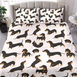 Dachshund Mom Dad Bedding Set Gift For Your Girlfriend Boyfriend Gift For Love Gift For Friend Best Valentine Present Holiday Gift