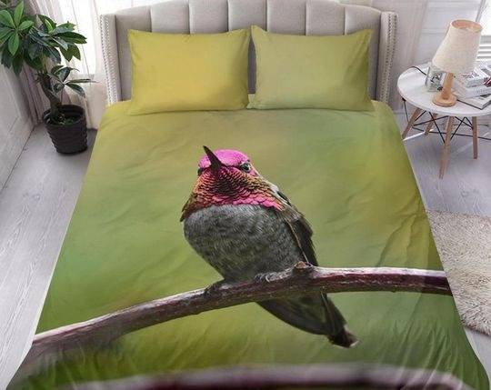 Hummingbird Bedding Set Gift For Your Girlfriend Boyfriend Gift For Love Gift For Friend Best Valentine Present Holiday Gift