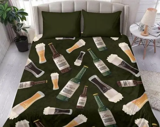 Beer Bedding Set Gift For Your Girlfriend Boyfriend Gift For Love Gift For Friend Best Valentine Present Holiday Gift