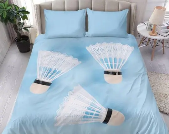 Badminton Bedding Set Gift For Your Girlfriend Boyfriend Gift For Love Gift For Friend Best Valentine Present Holiday Gift