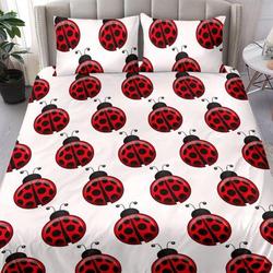 ladybug Bedding Set Gift For Your Girlfriend Boyfriend Gift For Love Gift For Friend Best Valentine Present Holiday Gift