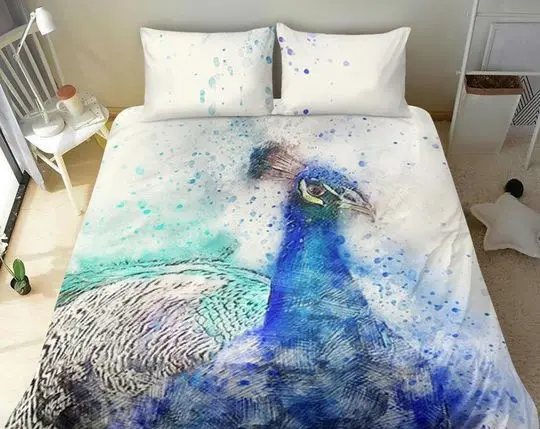 Peacock Bedding Set Gift For Your Girlfriend Boyfriend Gift For Love Gift For Friend Best Valentine Present Holiday Gift