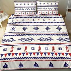 Nautical Sailing Boating Bedding Set Gift For Your Girlfriend Boyfriend Gift For Love Gift For Friend Best Valentine Present Holiday Gift