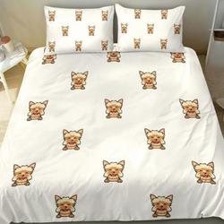 Yorkshire Dog Mom Dad Owner Bedding Set Gift For Your Girlfriend Boyfriend Gift For Love Gift For Friend Best Valentine Present Holiday Gift