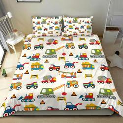 Cars Transport Bedding Set Gift For Your Girlfriend Boyfriend Gift For Love Gift For Friend Best Valentine Present Holiday Gift