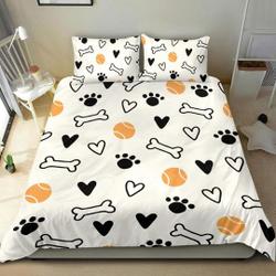 Dogs Mom Dad Owner Bedding Set Gift For Your Girlfriend Boyfriend Gift For Love Gift For Friend Best Valentine Present Holiday Gift