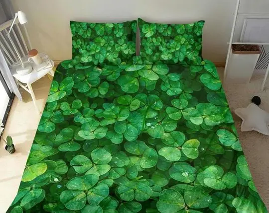 Clover Bedding Set Gift For Your Girlfriend Boyfriend Gift For Love Gift For Friend Best Valentine Present Holiday Gift