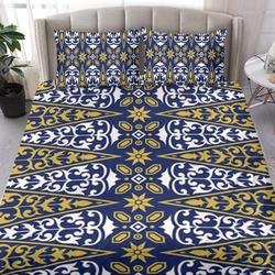 Songket Pattern Bedding Set Gift For Your Girlfriend Boyfriend Gift For Love Gift For Friend Best Valentine Present Holiday Gift