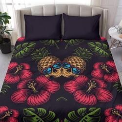 Hawaii Skull Bedding Set Gift For Your Girlfriend Boyfriend Gift For Love Gift For Friend Best Valentine Present Holiday Gift