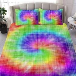 Tie Dye Retro Bedding Set Gift For Your Girlfriend Boyfriend Gift For Love Gift For Friend Best Valentine Present Holiday Gift