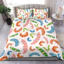 Caterpillars Bedding Set Gift For Your Girlfriend Boyfriend Gift For Love Gift For Friend Best Valentine Present Holiday Gift