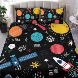 Galaxy Bedding Set Gift For Your Girlfriend Boyfriend Gift For Love Gift For Friend Best Valentine Present Holiday Gift
