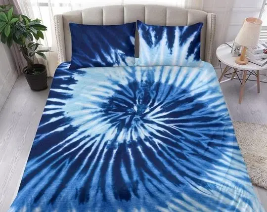 Tie Dye Retro Bedding Set Gift For Your Girlfriend Boyfriend Gift For Love Gift For Friend Best Valentine Present Holiday Gift