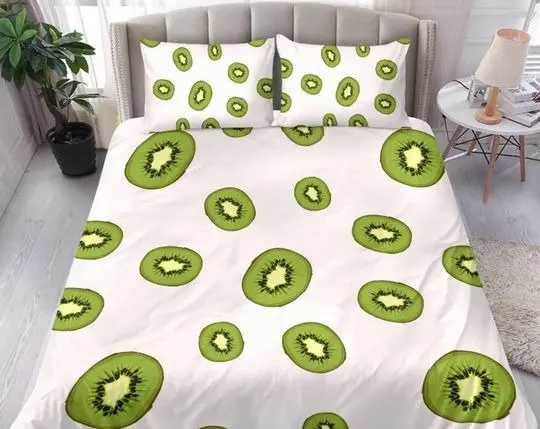 Kiwi Fruits Bedding Set Gift For Your Girlfriend Boyfriend Gift For Love Gift For Friend Best Valentine Present Holiday Gift