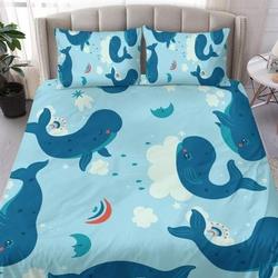 Whale Bedding Set Gift For Your Girlfriend Boyfriend Gift For Love Gift For Friend Best Valentine Present Holiday Gift