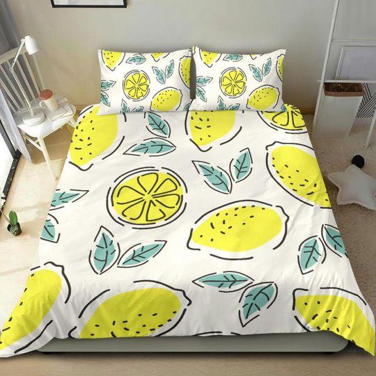 Lemon Bedding Set Gift For Your Girlfriend Boyfriend Gift For Love Gift For Friend Best Valentine Present Holiday Gift