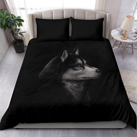 Husky Dog Bedding Set Gift For Your Girlfriend Boyfriend Gift For Love Gift For Friend Best Valentine Present Holiday Gift