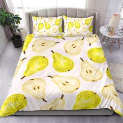 Pear Fruits Bedding Set Gift For Your Girlfriend Boyfriend Gift For Love Gift For Friend Best Valentine Present Holiday Gift