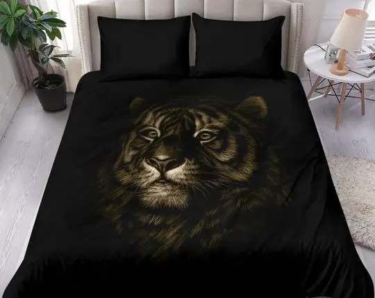Tiger Bedding Set Gift For Your Girlfriend Boyfriend Gift For Love Gift For Friend Best Valentine Present Holiday Gift