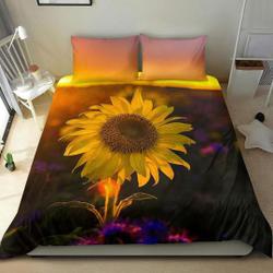 Sunflower Flower Bedding Set Gift For Your Girlfriend Boyfriend Gift For Love Gift For Friend Best Valentine Present Holiday Gift