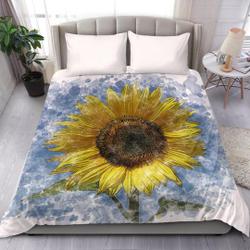 Sunflower Flower Bedding Set Gift For Your Girlfriend Boyfriend Gift For Love Gift For Friend Best Valentine Present Holiday Gift