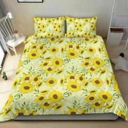 Sunflower Flower Bedding Set Gift For Your Girlfriend Boyfriend Gift For Love Gift For Friend Best Valentine Present Holiday Gift