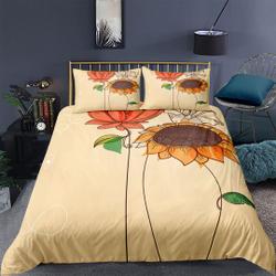 Sunflower Bedding Set Gift For Your Girlfriend Boyfriend Gift For Love Gift For Friend Best Valentine Present Holiday Gift